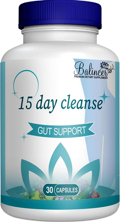 PROMOCIÓN 2x1 - 15 Day Cleanse™ Limpieza Intestinal de 15 Días | 30 Cápsulas