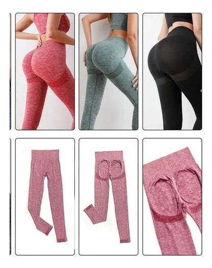 Conjunto Deportivo Mujer | Legging + Top Fitness de Cintura Alta Levanta Glúteos