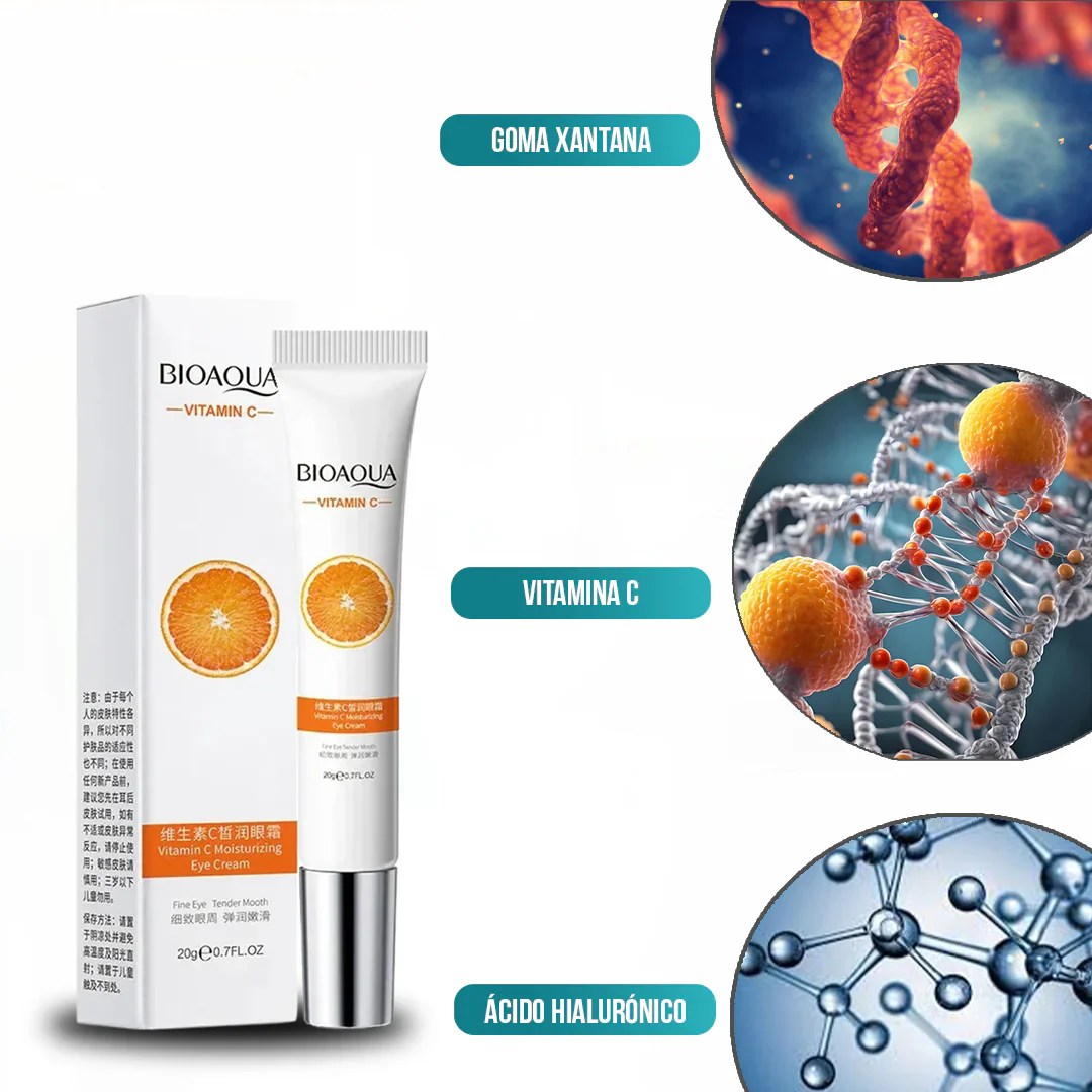 Crema Antiedad para Hombres - BioquaMen [Vitamina C + ácido Hialurônico]