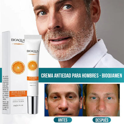 Crema Antiedad para Hombres - BioquaMen [Vitamina C + ácido Hialurônico]
