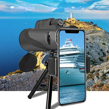 Telescopio Portátil con Visión Nocturna + Regalo