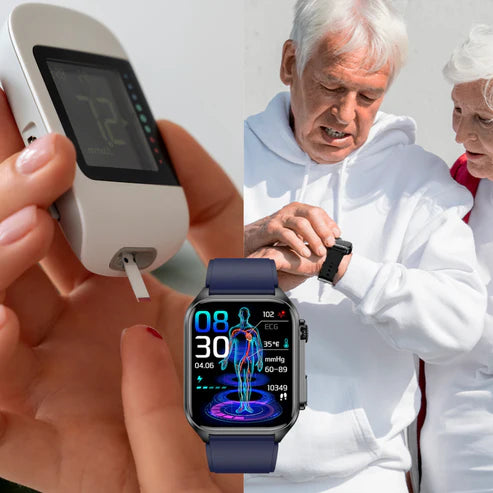 SmartWatch T500 | Reloj Inteligente para Medir Azúcar en la Sangre